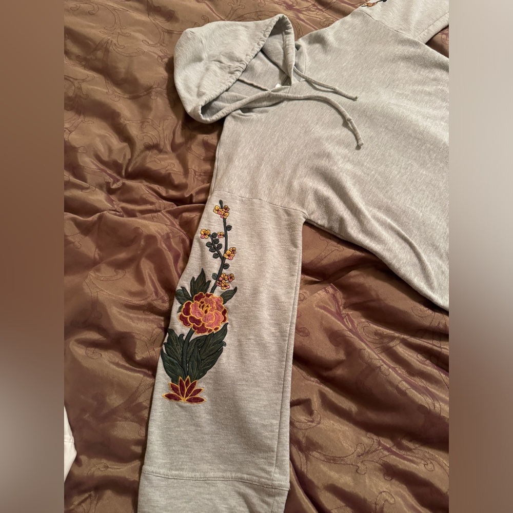 Embroidered hoodie